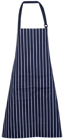 Yarn Dyed Stripe Apron Long Waist 