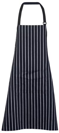 Yarn Dyed Stripe Apron Long Waist 