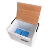 11L Wooden Lid Cooler Box 
