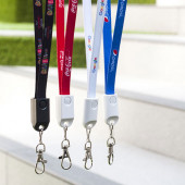 2-in-1 Lanyard Charge Cable 