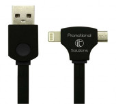 2-N-1 LED Charge Cable 