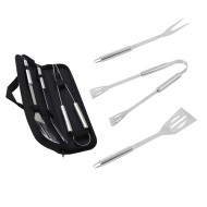 3 Pieces Arson BBQ Tools with Pouch 