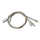 3 in 1 Braided Jean USB Cable 