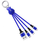 3 in 1 Guitar Keychain Cable 