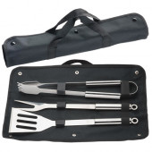 3-Piece BBQ Set with Pouch