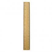 30cm Bamboo Ruler 