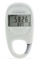 3D Carabiner Pedometer with Goal Tracker 