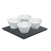 4 pcs Bowls Set With Tray