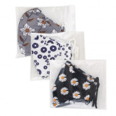 4 Ply Fabric Flower Reusable Face Mask 