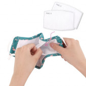 4 Ply Fabric Stylish Reusable Face Mask 