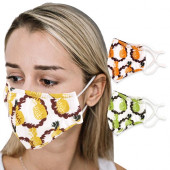 4 Ply Fabric Stylish Reusable Face Mask