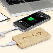 400mAh Wooden Power Bank 