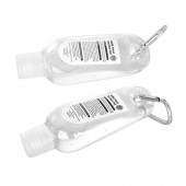 60ml Tube Hand Sanitiser with Carabiner 