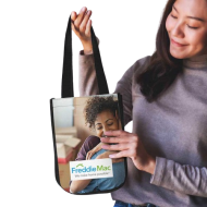 9” x 12” Laminated Full-Color Tote Bag 
