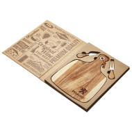 Acacia Cheeseboard & Knife Set 