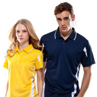 Polo Shirt With Contrast Panel Design