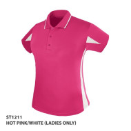 Polo Shirt With Contrast Panel Design 