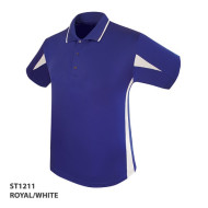 Polo Shirt With Contrast Panel Design 