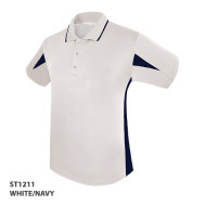 Polo Shirt With Contrast Panel Design 