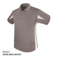 Polo Shirt With Contrast Panel Design 