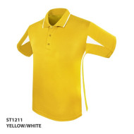 Polo Shirt With Contrast Panel Design 
