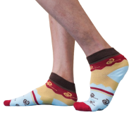 Short Custom Pattern Socks 