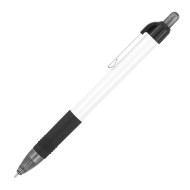 Anthony White Barrel Silk Ink Ballpoint Pen 