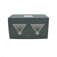 Aura Iridescent Martini Glasses 