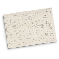 BRANDCRAFT Spitfire Wooden Model 