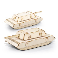 BRANDCRAFT Tank Wooden Model 