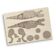 BRANDCRAFT Tyrannosaurus Rex Wooden Model 