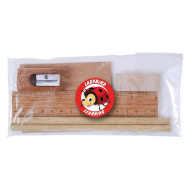 Bamboo Stationery Set in Cello Bag