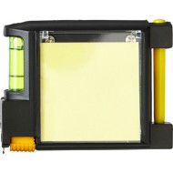 2m Tape Measure, Spirit Level, Memo Pad & Pen 