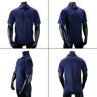 Men's Polo Shirt Tone On Tone Stripe Design 