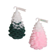 Cedar Christmas Tree Shape Candles 