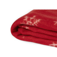 Christmas Blanket with White Motifs 