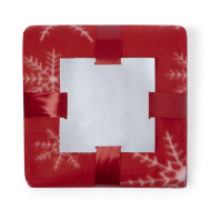 Christmas Blanket with White Motifs 