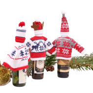Christmas Wine Bottle Sweater 