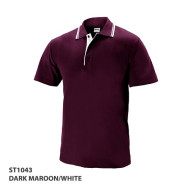Corporate Polo Shirt Ribbed Style Collar With Trim 