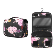 Custom Hanging Floral Makeup Bag