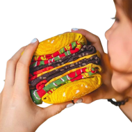 Customised Burger Socks 