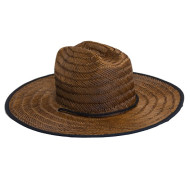 Dark Burnt Straw Hat 