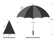 Designa Full Colour Promo Umbrella 