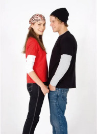 Double Sleeve &amp; Rib T-Shirt Unisex