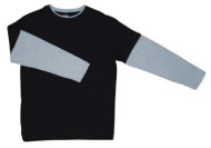 Double Sleeve & Rib T-Shirt Unisex 