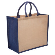 Eco Jute Tote with Wide Gusset 