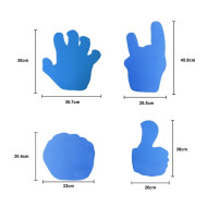 Foam Gesture Mitts 
