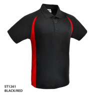Polo Shirt With Mesh Knit Fabric 