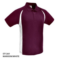 Polo Shirt With Mesh Knit Fabric 