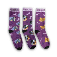 Full Colour Crew Socks with Header Card 